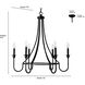 Artemis 6 Light 30 inch Polished Nickel Chandelier Ceiling Light